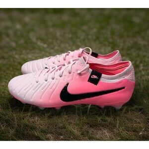 Nike Tiempo Legend 10 Elite SG Pro AC Pink White Soccer Cleats Mens Size 7 NEW